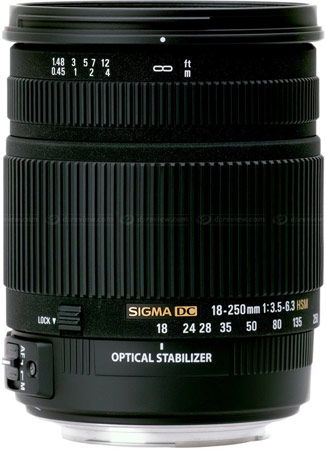 Sigma 18-250mm F3.5-6.3 DC OS HSM