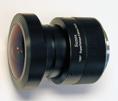 Сверхширокоугольный объектив Sunex SuperFisheye для камер Nikon DX
